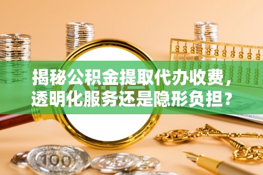 大埤揭秘公积金提取代办收费，透明化服务还是隐形负担？