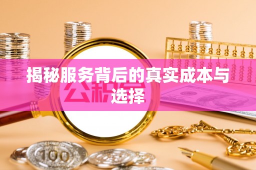 大埤揭秘服务背后的真实成本与选择