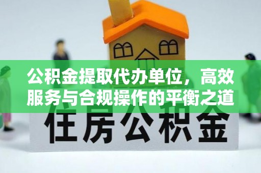 大埤公积金提取代办单位，高效服务与合规操作的平衡之道