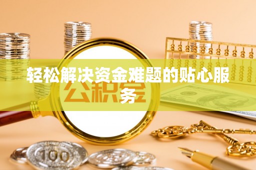 大埤轻松解决资金难题的贴心服务