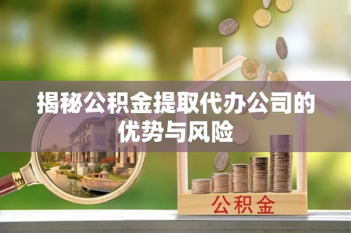 大埤揭秘公积金提取代办公司的优势与风险