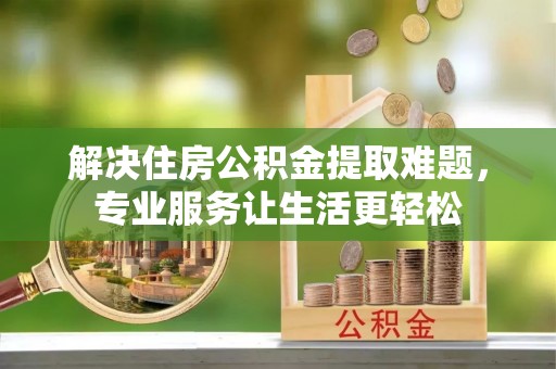 大埤解决住房公积金提取难题，专业服务让生活更轻松