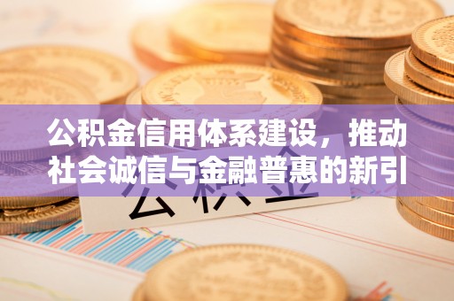 大埤公积金信用体系建设，推动社会诚信与金融普惠的新引擎