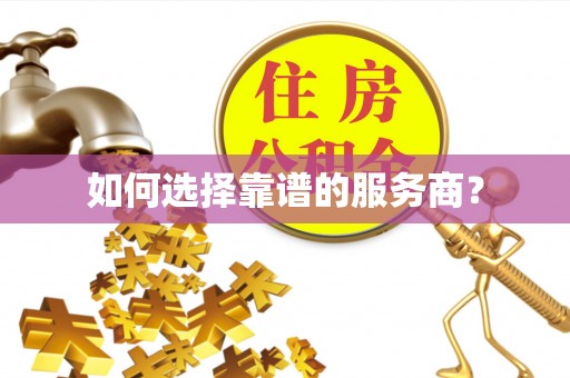大埤如何选择靠谱的服务商？