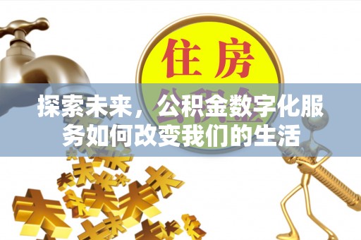 大埤探索未来，公积金数字化服务如何改变我们的生活