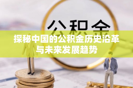 大埤探秘中国的公积金历史沿革与未来发展趋势