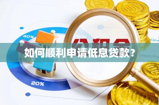 大埤如何顺利申请低息贷款？