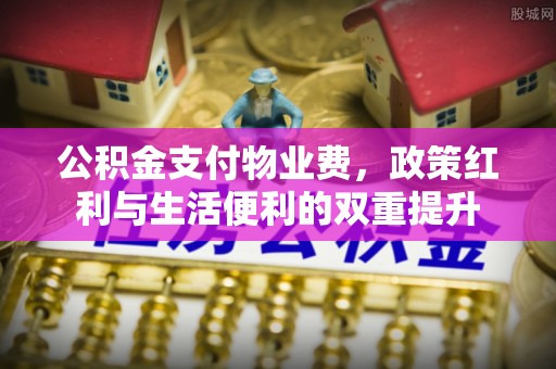 大埤公积金支付物业费，政策红利与生活便利的双重提升