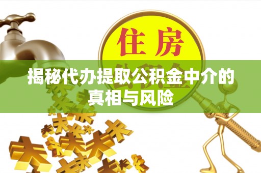 大埤揭秘代办提取公积金中介的真相与风险