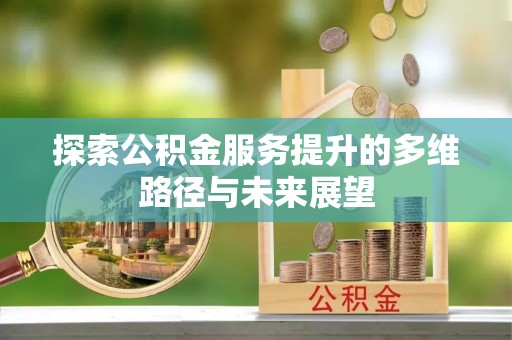 大埤探索公积金服务提升的多维路径与未来展望