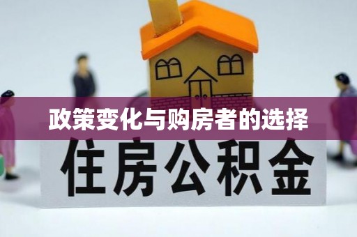 大埤政策变化与购房者的选择