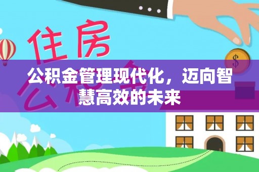 大埤公积金管理现代化，迈向智慧高效的未来