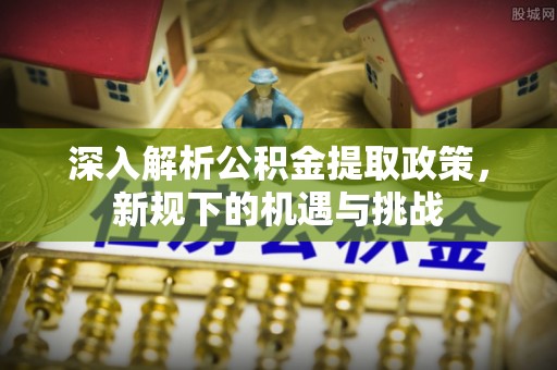 大埤深入解析公积金提取政策，新规下的机遇与挑战