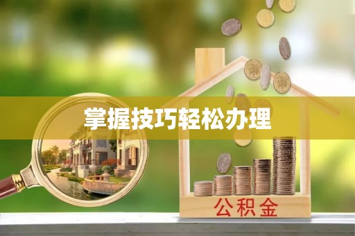 大埤掌握技巧轻松办理