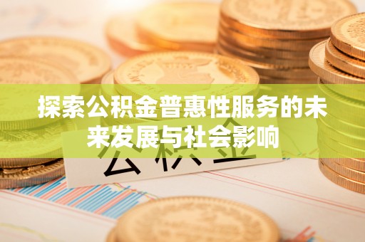 大埤探索公积金普惠性服务的未来发展与社会影响