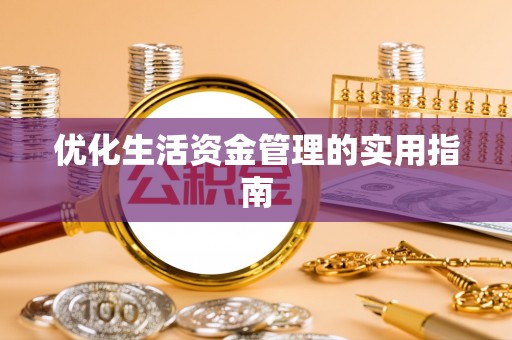 大埤优化生活资金管理的实用指南