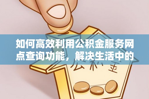 大埤如何高效利用公积金服务网点查询功能，解决生活中的资金难题