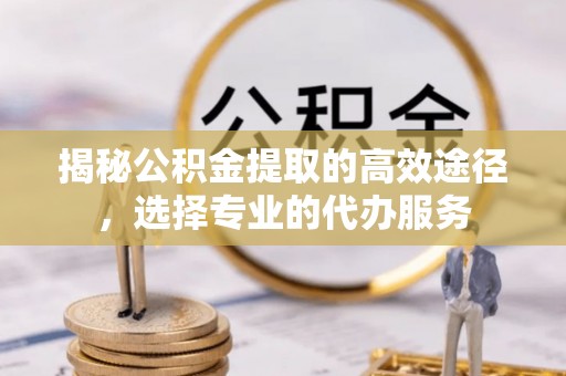 大埤揭秘公积金提取的高效途径，选择专业的代办服务