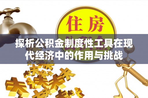 大埤探析公积金制度性工具在现代经济中的作用与挑战