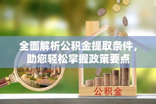 大埤全面解析公积金提取条件，助您轻松掌握政策要点