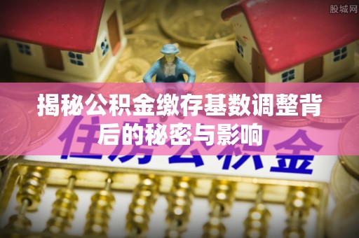 大埤揭秘公积金缴存基数调整背后的秘密与影响