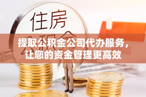 大埤提取公积金公司代办服务，让您的资金管理更高效