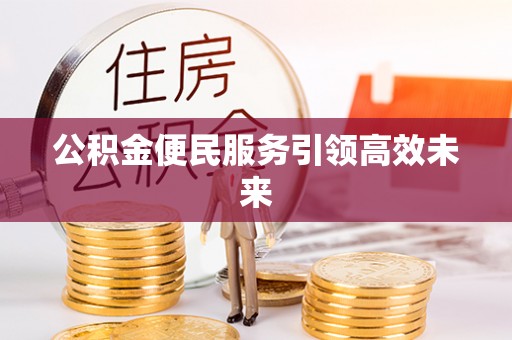 大埤公积金便民服务引领高效未来