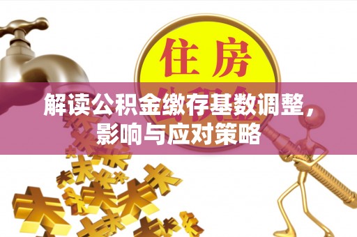 大埤解读公积金缴存基数调整，影响与应对策略