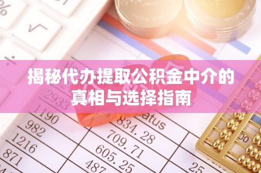 大埤揭秘代办提取公积金中介的真相与选择指南