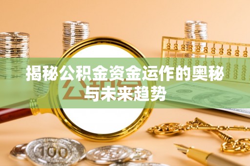 大埤揭秘公积金资金运作的奥秘与未来趋势