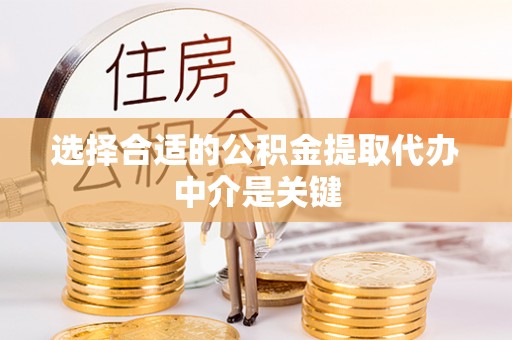 大埤选择合适的公积金提取代办中介是关键